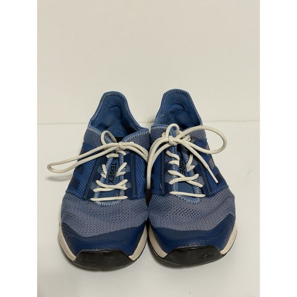 Adidas Terrex Stealth Hiking Shoes Mens 9 Blue Red Sneakers Climacool - Picture 5 of 10